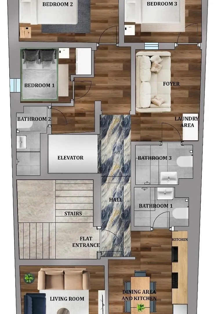 Stunning 3Br 3Bathroom 3Ac Near Metro D1 Istanbul 0*,  Turcia